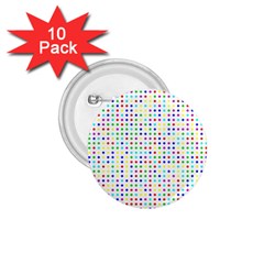 Dots Color Rows Columns Background 1 75  Buttons (10 Pack) by Hannah976