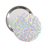 Dots Color Rows Columns Background 2.25  Handbag Mirrors Front