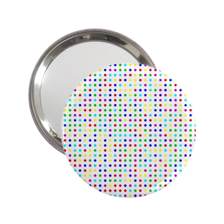 Dots Color Rows Columns Background 2.25  Handbag Mirrors