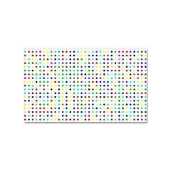 Dots Color Rows Columns Background Sticker Rectangular (10 Pack) by Hannah976