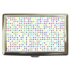 Dots Color Rows Columns Background Cigarette Money Case by Hannah976