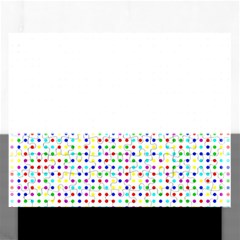 Dots Color Rows Columns Background Rectangular Jigsaw Puzzl by Hannah976