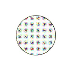 Dots Color Rows Columns Background Hat Clip Ball Marker (10 Pack) by Hannah976