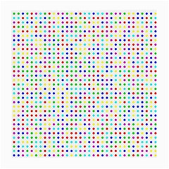 Dots Color Rows Columns Background Medium Glasses Cloth (2 Sides) by Hannah976