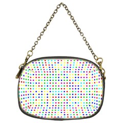 Dots Color Rows Columns Background Chain Purse (two Sides) by Hannah976