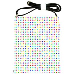 Dots Color Rows Columns Background Shoulder Sling Bag by Hannah976