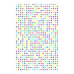 Dots Color Rows Columns Background Shower Curtain 48  X 72  (small)  by Hannah976