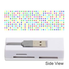 Dots Color Rows Columns Background Memory Card Reader (stick) by Hannah976