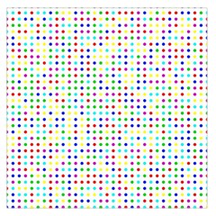 Dots Color Rows Columns Background Square Satin Scarf (36  X 36 ) by Hannah976