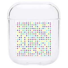 Dots Color Rows Columns Background Hard Pc Airpods 1/2 Case by Hannah976