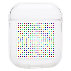 Dots Color Rows Columns Background Soft Tpu Airpods 1/2 Case by Hannah976