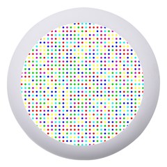 Dots Color Rows Columns Background Dento Box With Mirror