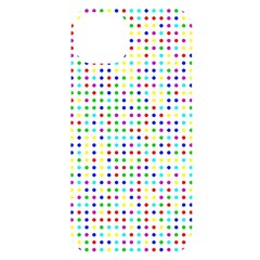 Dots Color Rows Columns Background Iphone 14 Plus Black Uv Print Case by Hannah976