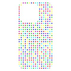 Dots Color Rows Columns Background Iphone 14 Pro Black Uv Print Case by Hannah976