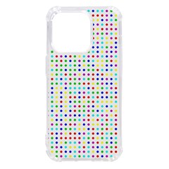 Dots Color Rows Columns Background Iphone 14 Pro Tpu Uv Print Case by Hannah976