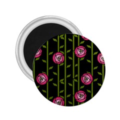 Rose Abstract Rose Garden 2 25  Magnets by Hannah976