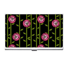 Rose Abstract Rose Garden Business Card Holder by Hannah976