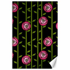 Rose Abstract Rose Garden Canvas 24  X 36  by Hannah976