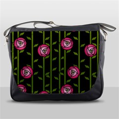 Rose Abstract Rose Garden Messenger Bag by Hannah976