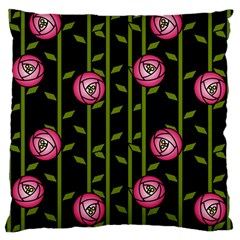 Rose Abstract Rose Garden Large Cushion Case (two Sides) by Hannah976