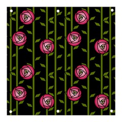 Rose Abstract Rose Garden Banner And Sign 3  X 3  by Hannah976