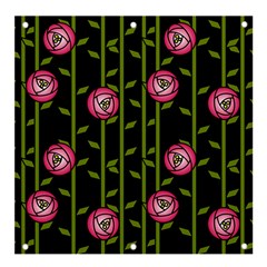 Rose Abstract Rose Garden Banner And Sign 4  X 4  by Hannah976