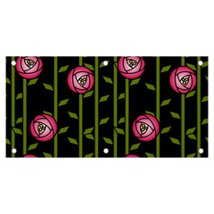 Rose Abstract Rose Garden Banner And Sign 6  X 3  by Hannah976