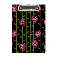 Rose Abstract Rose Garden A5 Acrylic Clipboard by Hannah976