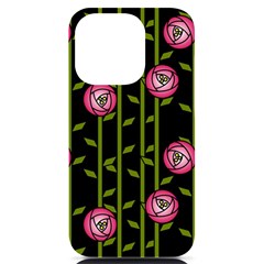 Rose Abstract Rose Garden Iphone 14 Pro Black Uv Print Case by Hannah976