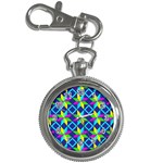 Pattern Star Abstract Background Key Chain Watches Front