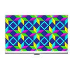 Pattern Star Abstract Background Business Card Holder Front