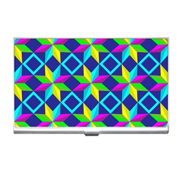 Pattern Star Abstract Background Business Card Holder