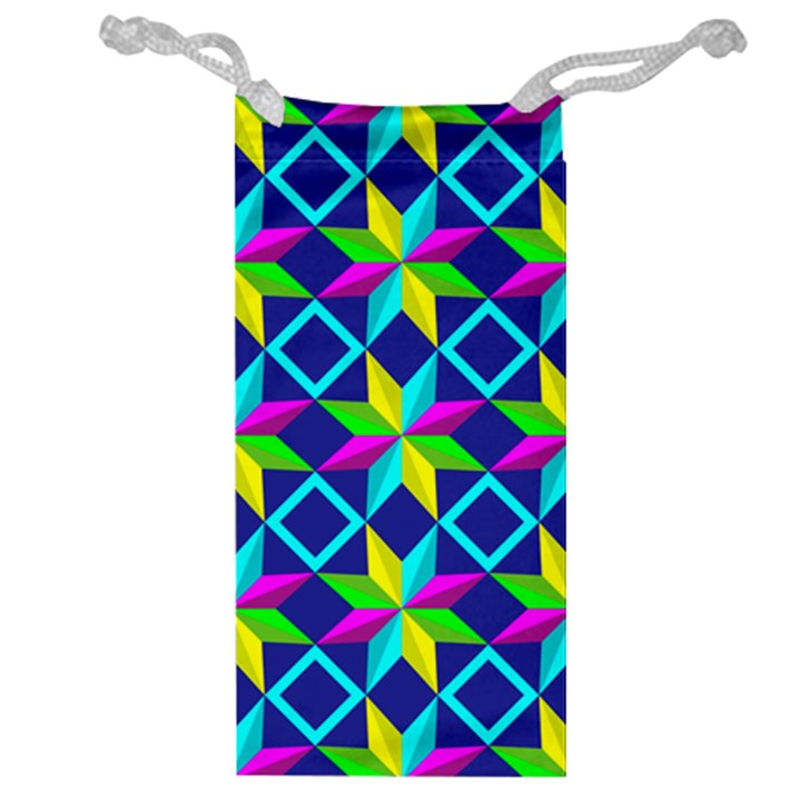 Pattern Star Abstract Background Jewelry Bag