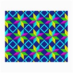 Pattern Star Abstract Background Small Glasses Cloth (2 Sides) Back