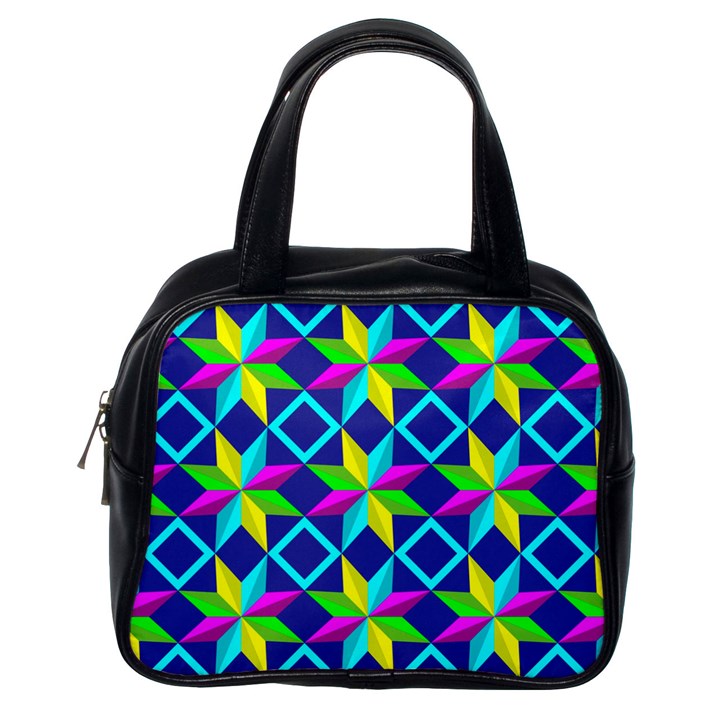 Pattern Star Abstract Background Classic Handbag (One Side)