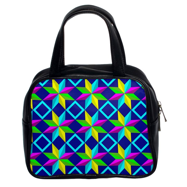 Pattern Star Abstract Background Classic Handbag (Two Sides)