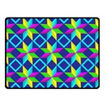 Pattern Star Abstract Background Two Sides Fleece Blanket (Small) 45 x34  Blanket Front