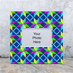 Pattern Star Abstract Background White Box Photo Frame 4  x 6  Front