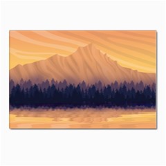 Landscape Nature Mountains Sky Postcard 4 x 6  (pkg Of 10) by Hannah976