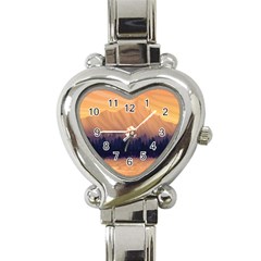 Landscape Nature Mountains Sky Heart Italian Charm Watch by Hannah976