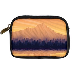 Landscape Nature Mountains Sky Digital Camera Leather Case by Hannah976