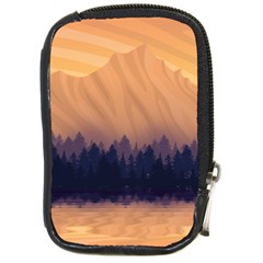 Landscape Nature Mountains Sky Compact Camera Leather Case by Hannah976