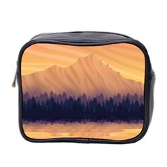 Landscape Nature Mountains Sky Mini Toiletries Bag (two Sides) by Hannah976