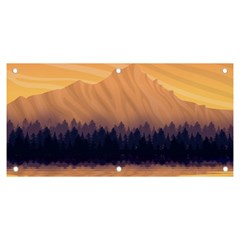 Landscape Nature Mountains Sky Banner And Sign 6  X 3  by Hannah976