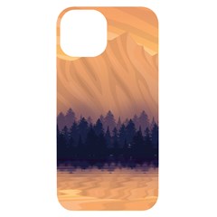 Landscape Nature Mountains Sky Iphone 14 Black Uv Print Case by Hannah976