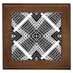 Pattern Tile Repeating Geometric Framed Tile by Hannah976