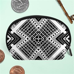 Pattern Tile Repeating Geometric Accessory Pouch (large) by Hannah976