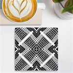 Pattern Tile Repeating Geometric UV Print Square Tile Coaster  Front