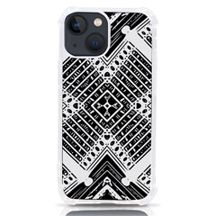 Pattern Tile Repeating Geometric Iphone 13 Mini Tpu Uv Print Case by Hannah976