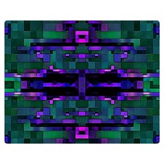 Abstract Pattern Desktop Wallpaper Premium Plush Fleece Blanket (medium)